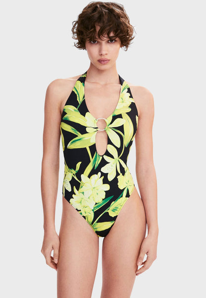 Tropical Print Swimsuit